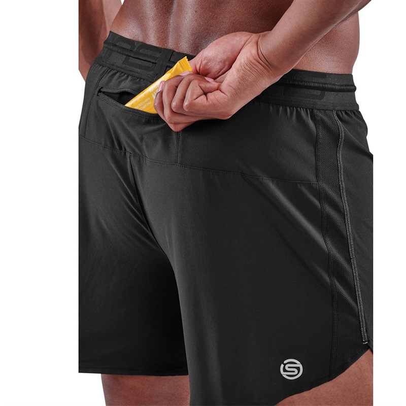 SKINS Mens Series-3 Run Shorts Black