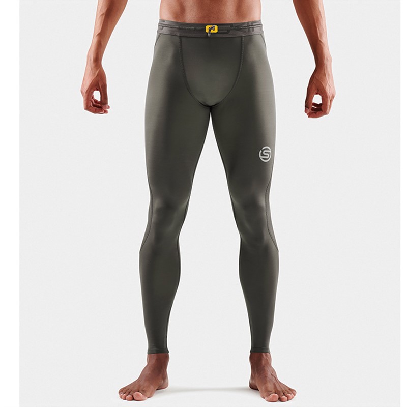 SKINS Mens Series-3 Compression Travel And Recovery Tights Charcoal