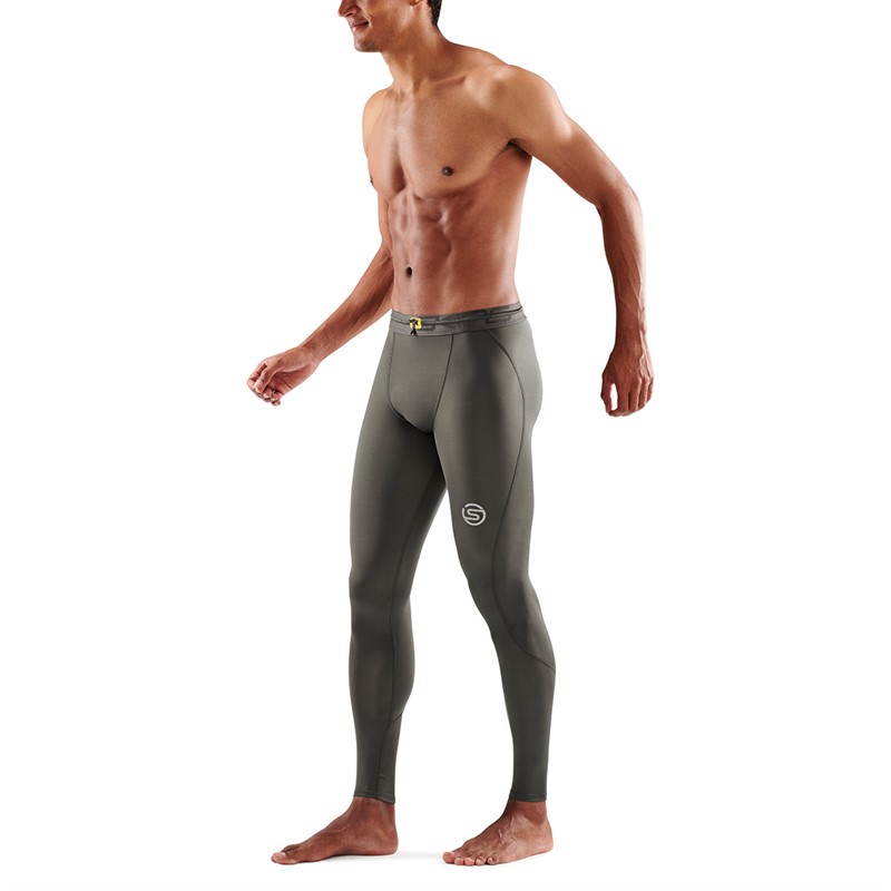 SKINS Mens Series-3 Compression Travel And Recovery Tights Charcoal