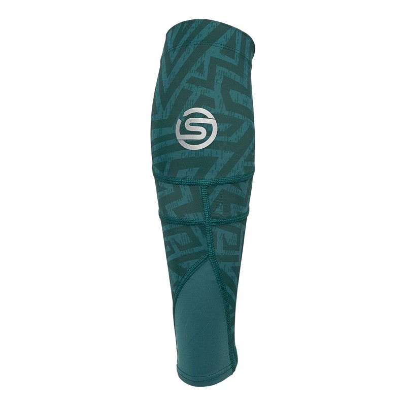 SKINS Series-3 Compression MX Calf Sleeve Teal Angle