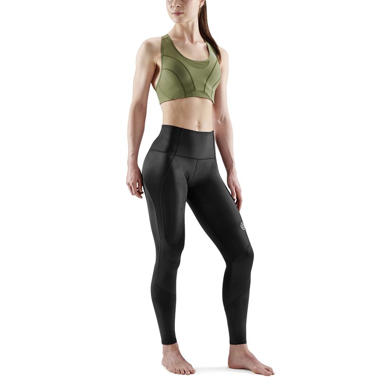 SKINS Womens Series-3 Hi-Impact Bra Khaki