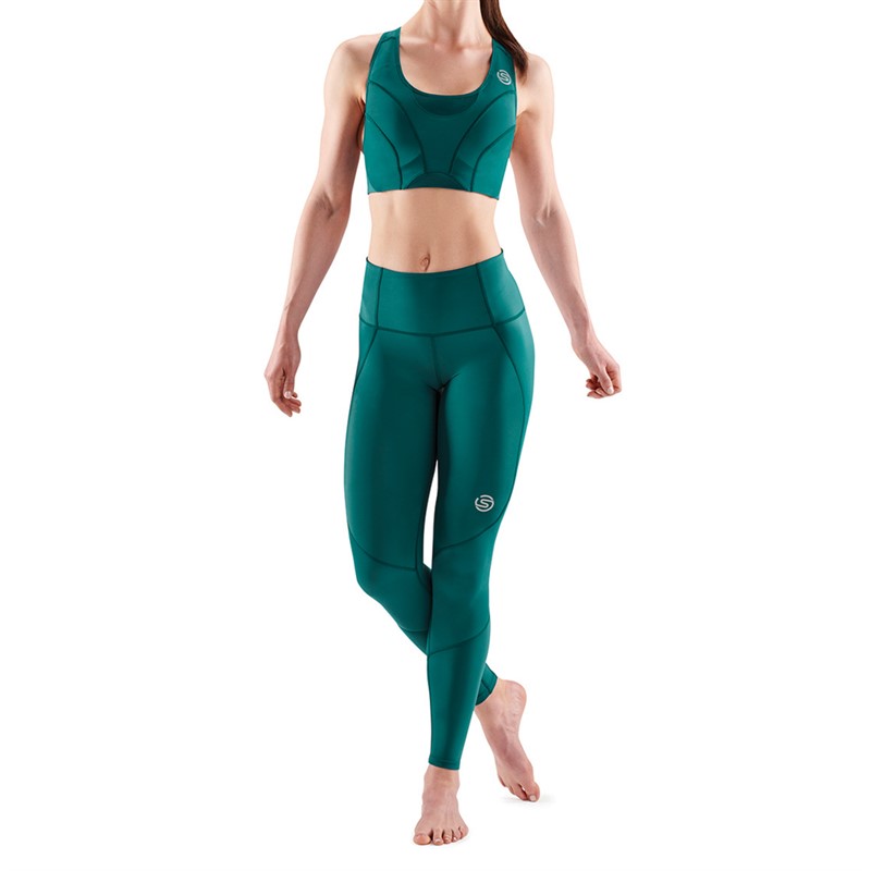 SKINS Womens Series-3 Hi-Impact Bra Light Teal