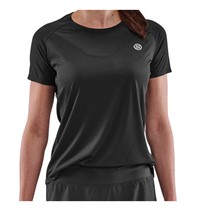 SKINS Womens Series-3 Short Sleeve Top Black