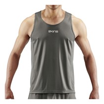 SKINS Mens Series-3 Running Vest Charcoal