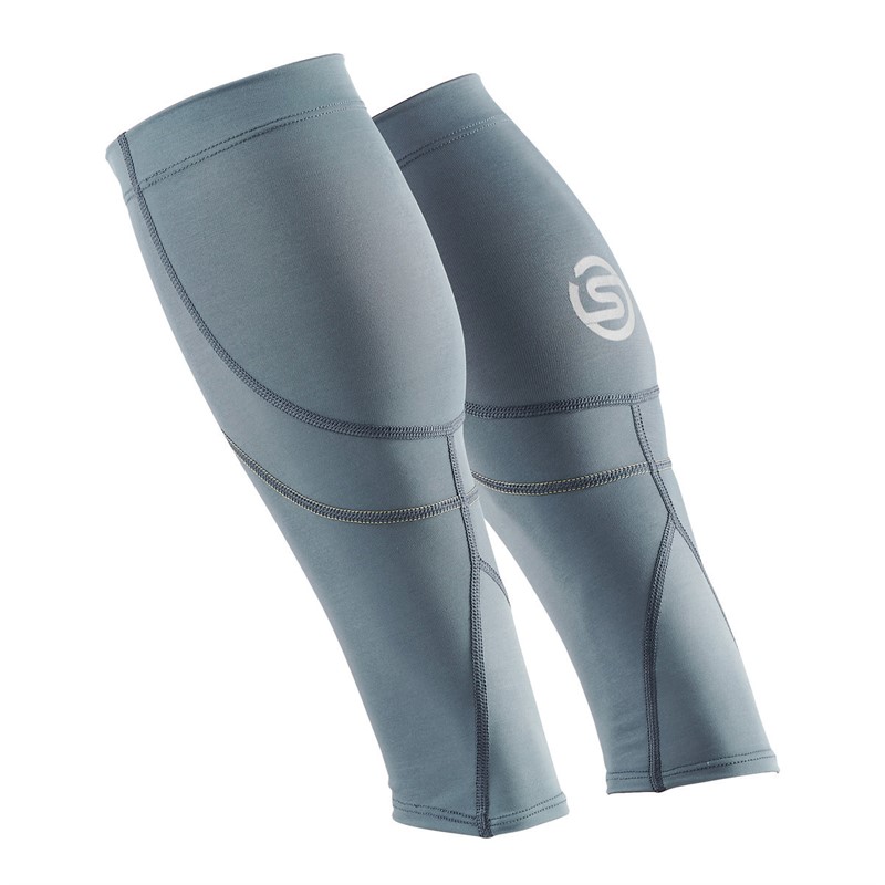 SKINS Series-3 Compression MX Calf Sleeve Blue/Grey