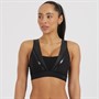 Skins Womens DNAmic Zenith Compression Speed Medium Impact Bra Black