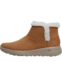 SKECHERS Womens On The Go Joy Bundle Up Boots Chestnut