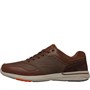 SKECHERS Chaussures Elent Velago Homme Marron Foncé