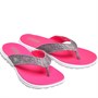 SKECHERS Womens On The GO Flow Heathered 3 Point Sandals Gray/Hot Pink