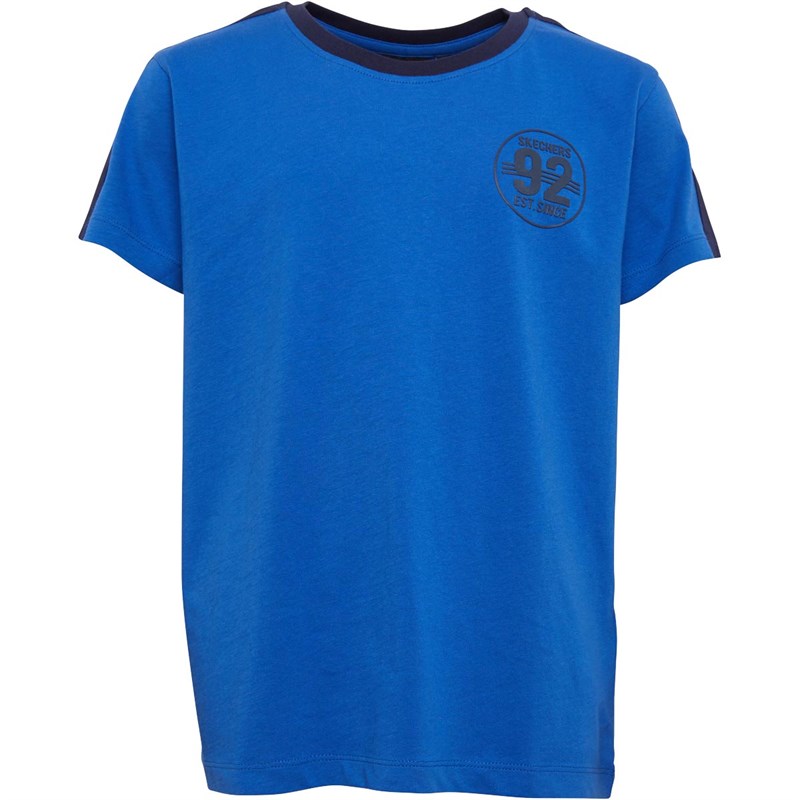Skechers t shirt kids blue Clearance