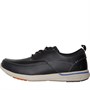 SKECHERS Mens Elent Leven Leather Lace Up Shoes Black