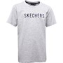 SKECHERS Junior Douglas Jersey Applique T-Shirt Grey