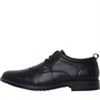 SKECHERS Mens Bregman Selone Shoes Black Leather