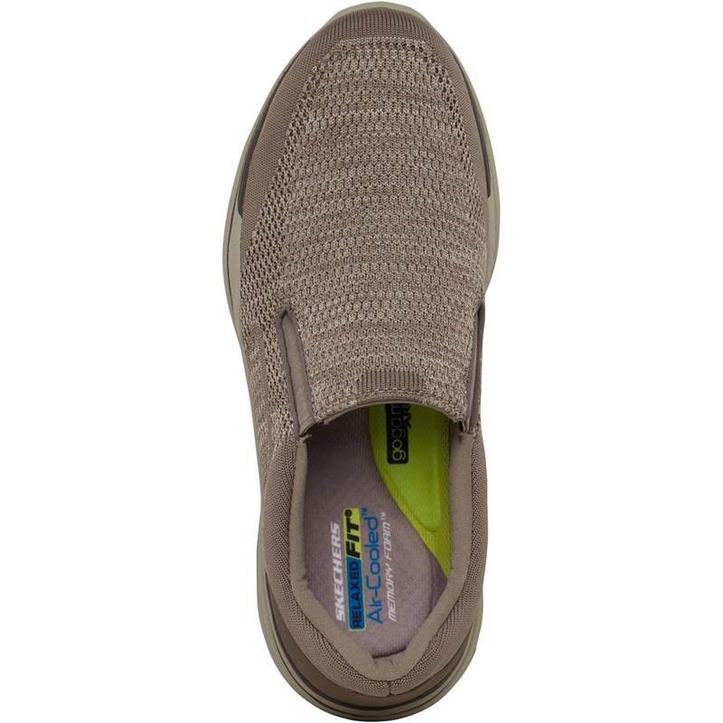 Mens skechers 2024 mesh slip on