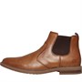 SKECHERS Bottines Bregman Morago Chelsea Homme Marron Clair