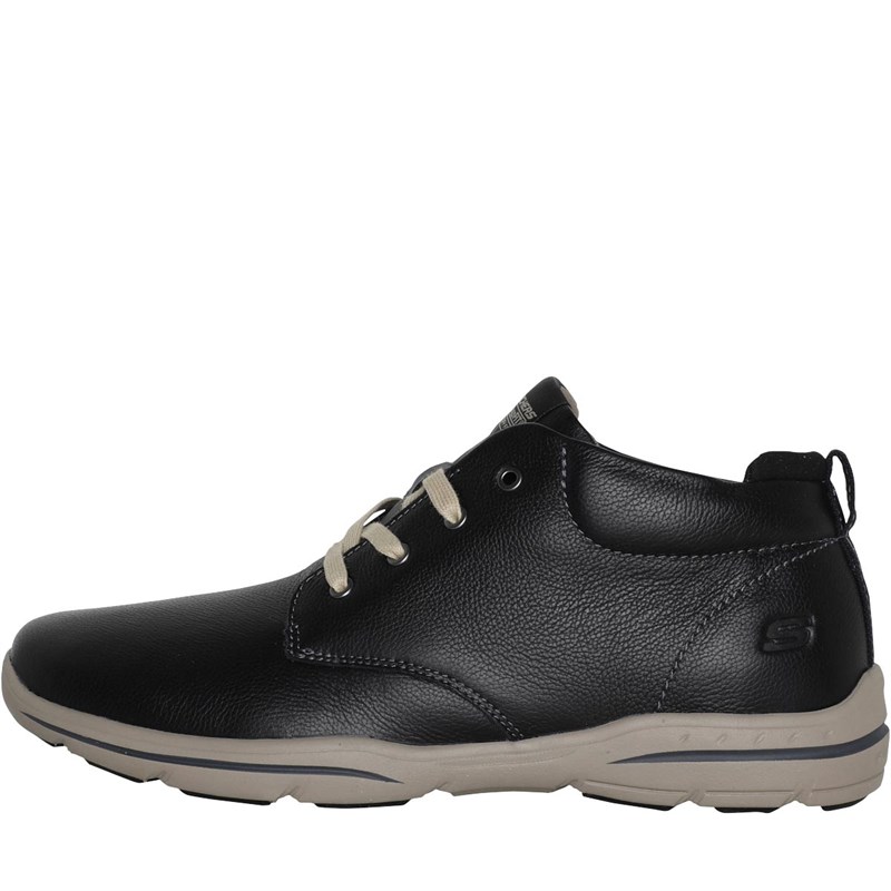 skechers relaxed fit harper melden men's ankle boots