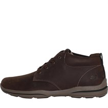 SKECHERS Mens Harper Melden Boots Chocolate