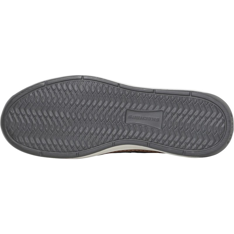 SKECHERS Mens Moreno Zenter Shoes Charcoal