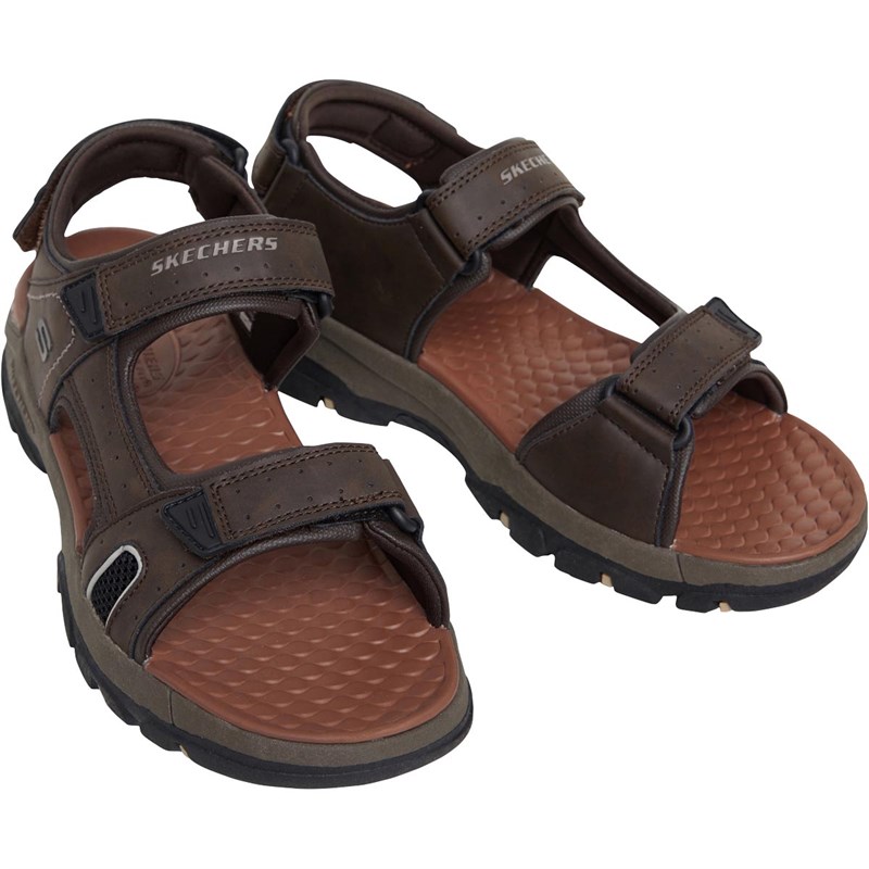 Skechers men's closed hot sale toe sandals