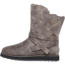 SKECHERS Womens Night Peaks Boots Charcoal