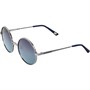 SKECHERS Womens Metal Sunglasses Shiny Gunmetal/Smoke Polarized