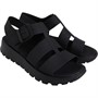 SKECHERS Womens Footsteps Back To Basics Sandals Black