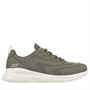 SKECHERS Baskets Bobs Squad 3 Femme Kaki Clair