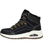 SKECHERS Womens Uno Rugged Winter Feels Boots Black