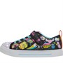 SKECHERS Junior Girls Twinkle Sparks BFF Magic Light Up Trainers Black Multi