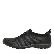 SKECHERS Womens Breathe Easy Remember Me Shoes Black