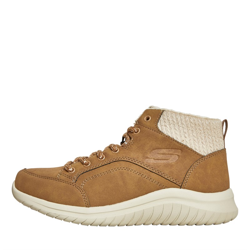 Buy SKECHERS Womens Ultra Flex 2.0 Casual Mix Boots Chestnut