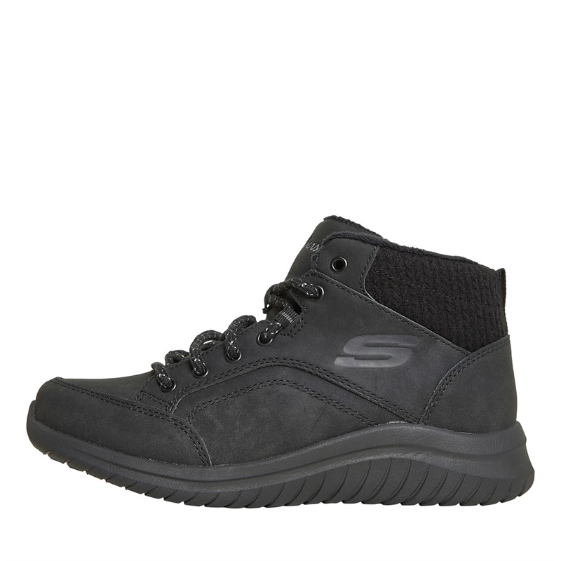 Buy SKECHERS Womens Ultra Flex 2.0 Casual Mix Boots Black