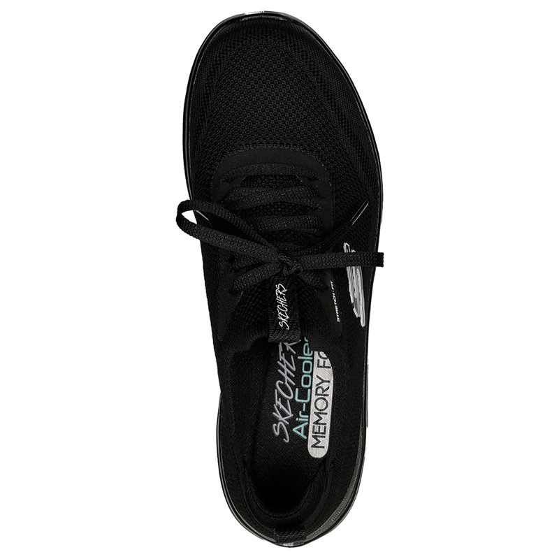 SKECHERS Baskets Glide-Step Femme Noir