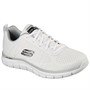 SKECHERS Herre Track Memory Foam Sneakers Hvid