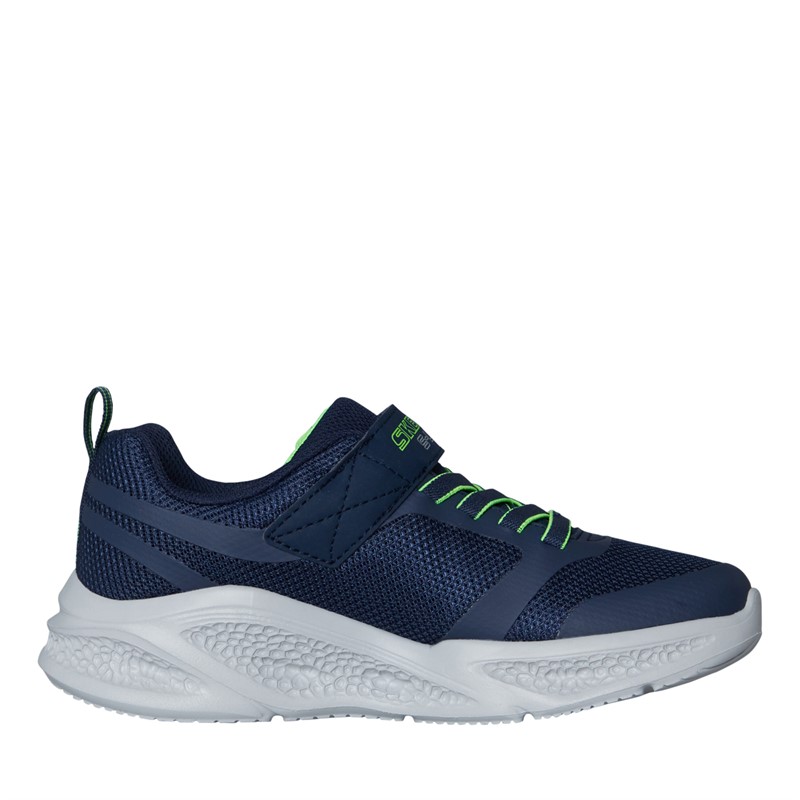 SKECHERS Jungen Meteor Lights Sneaker Blau