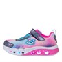 SKECHERS Baskets Fille Cœur Battant Simply Love Bleu Marine Multicolore