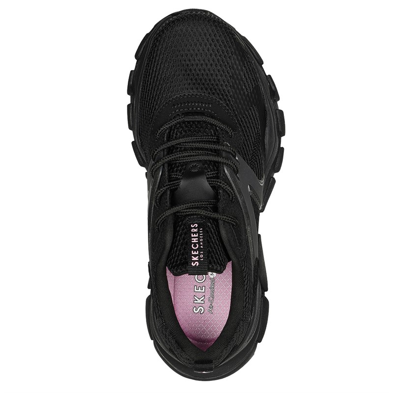 SKECHERS Damen Sierra Sneaker Schwarz