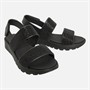 SKECHERS Womens Foamies Footsteps Glam Vibes Sandals Black