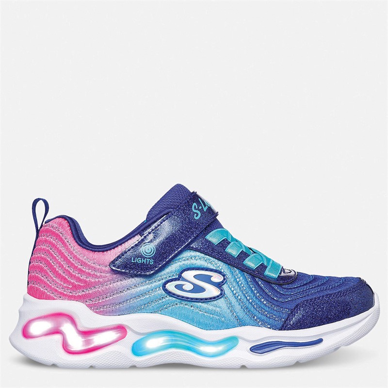 SKECHERS Piger Bølgede Stråler Ombre Express Sneakers Navy