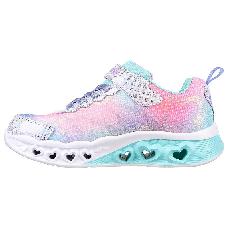SKECHERS Mädchen Flutter Herz Lichter Simply Love Turnschuhe Lila