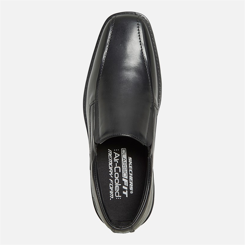 SKECHERS Mens Miller Moriarty Slip On Shoes Black