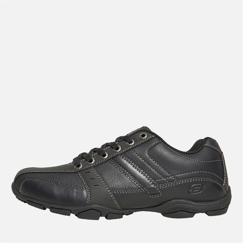 SKECHERS Mens Marter Life Changer Shoes Black - Size 9