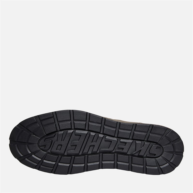 SKECHERS Mens Evenston Chukka Boots Dark Brown