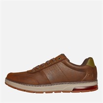 SKECHERS Mens Evenston Felton Shoes Dark Brown