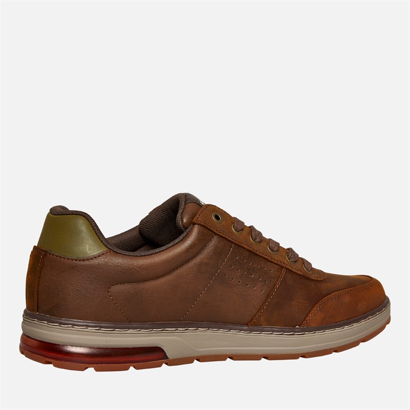 SKECHERS Mens Evenston Fanton Shoes Dark Brown