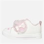 SKECHERS Girls Twinkle Sparks Glitter Gems Trainers White/Pink
