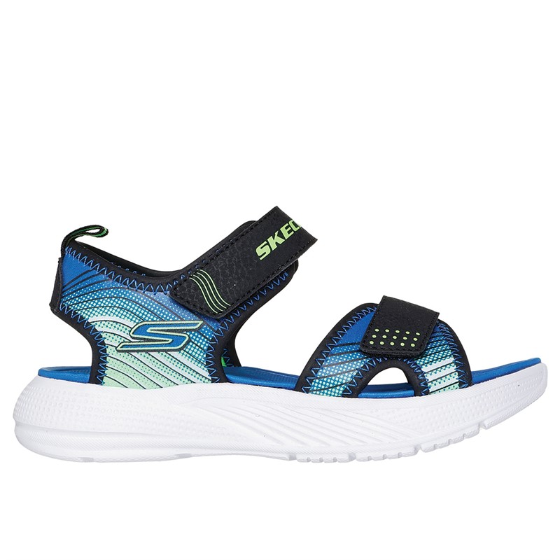 SKECHERS Sandały Microspec-Splash dla chłopca kolor czarny - Rozmiar 29