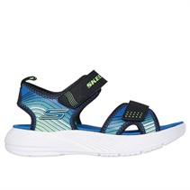 SKECHERS Drenge Microspec - Splash Sandaler Sort