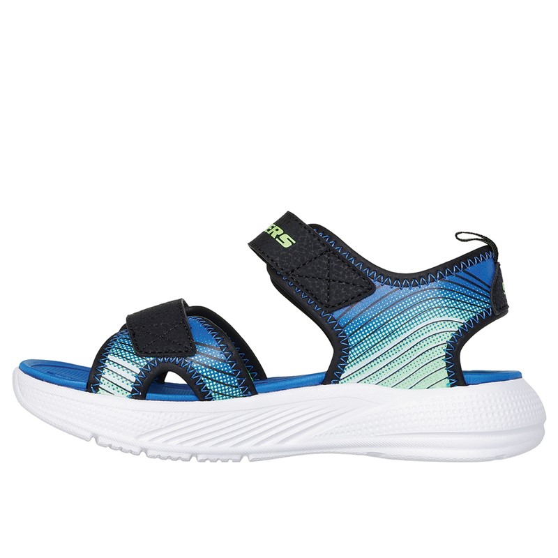 SKECHERS Drenge Microspec - Splash Sandaler Sort