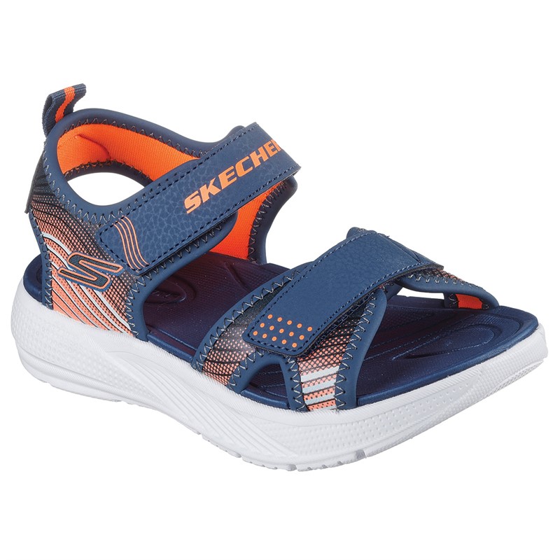 SKECHERS Drenge Microspec-Splash Sandaler Marineblå